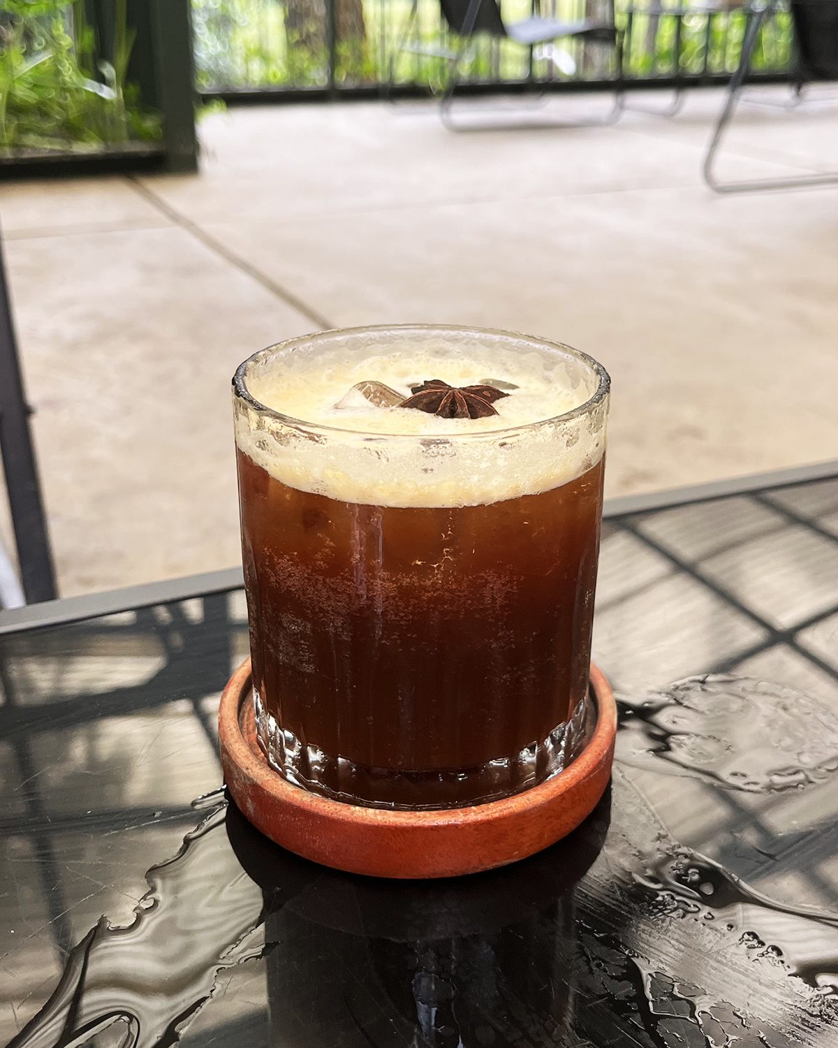 Americano Peach Cold Brew